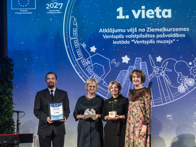 Ventspils muzejs saņem “Reģionu zvaigznes 2024” balvu