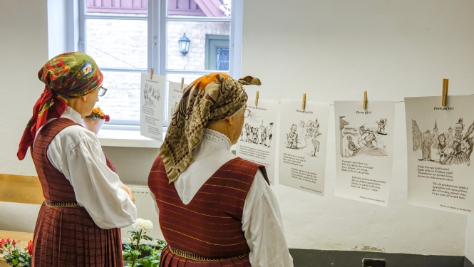 Literāro darbu konkursa tāmnieku dialektā “Pe mums ventiņes” noslēgums Amatu mājā