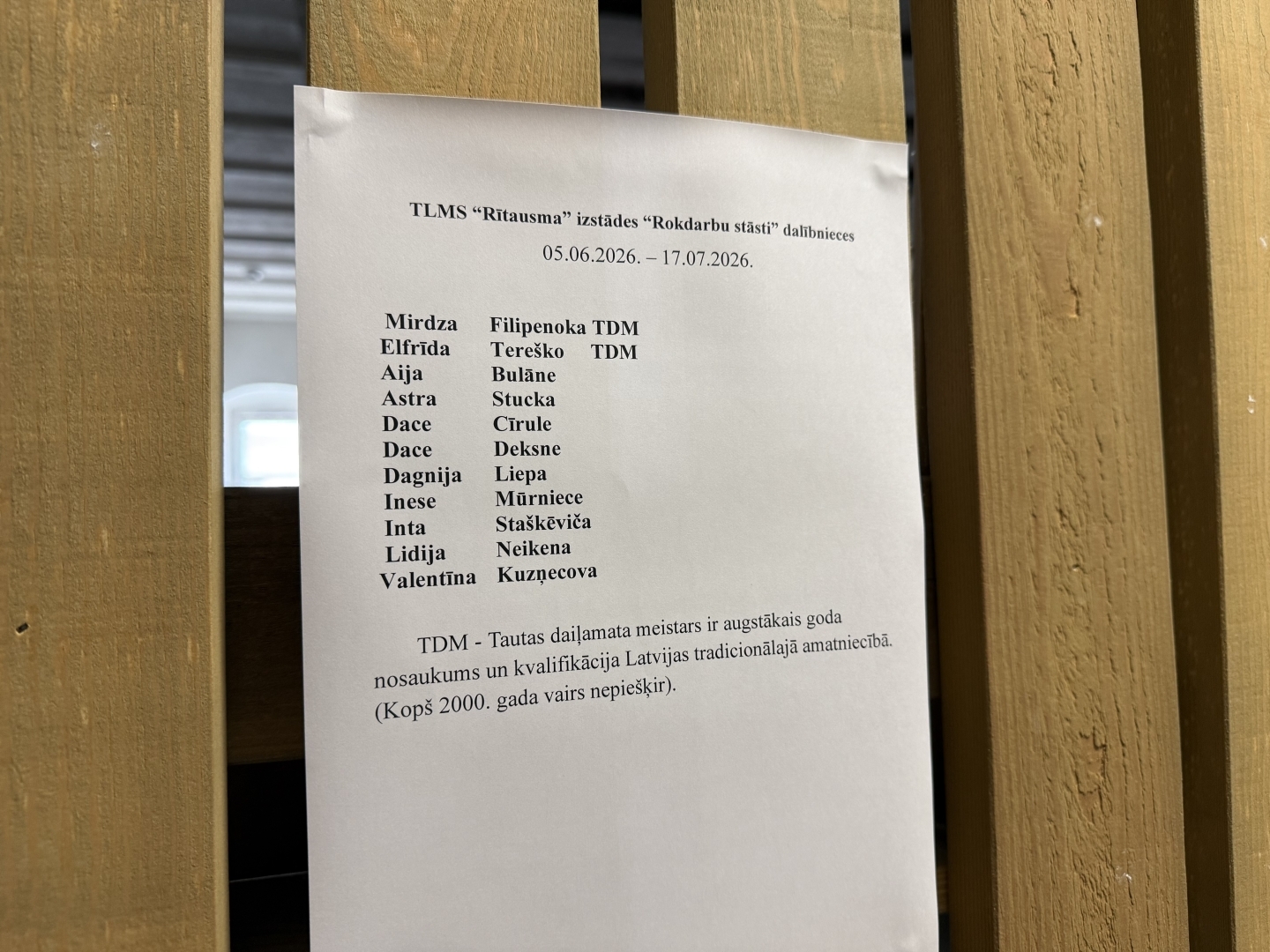 Izstādes “Rokdarbu stāsti” dalībnieces
