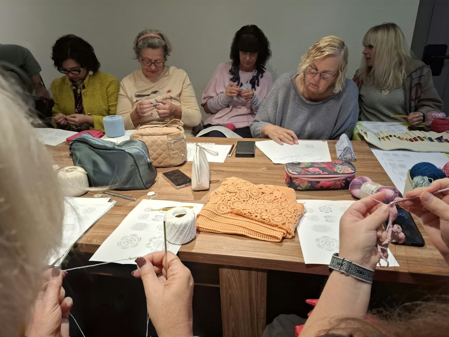 Īru mežģīņu tamborēšanas meistarklase