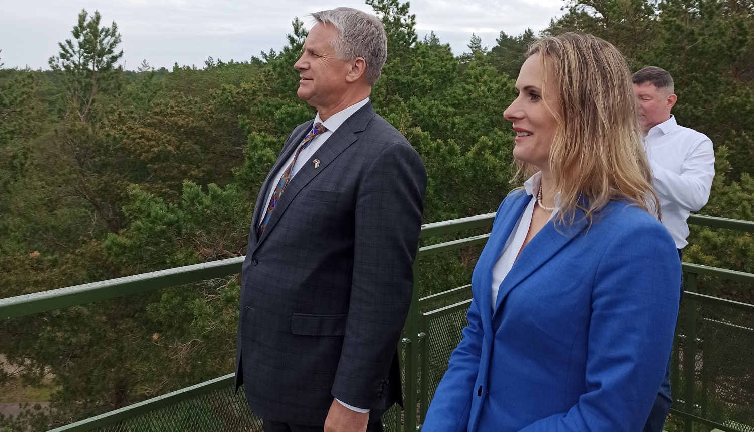 Ventspils muzejā viesojās kultūras ministrs Nauris Puntulis