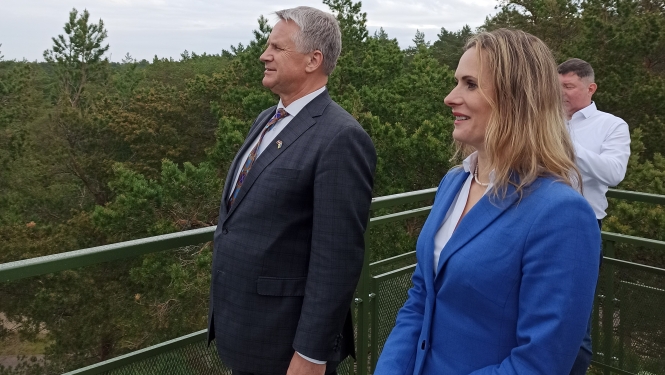Ventspils muzejā viesojās kultūras ministrs Nauris Puntulis